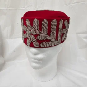 Red African Traditional Men's Cap African