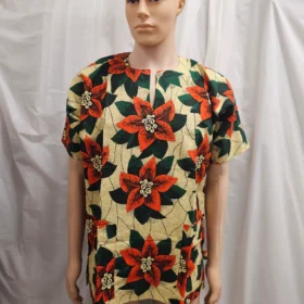 Traditional African Unisex Ankara Shirt Top