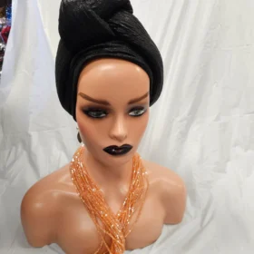 Black Turban Women cap